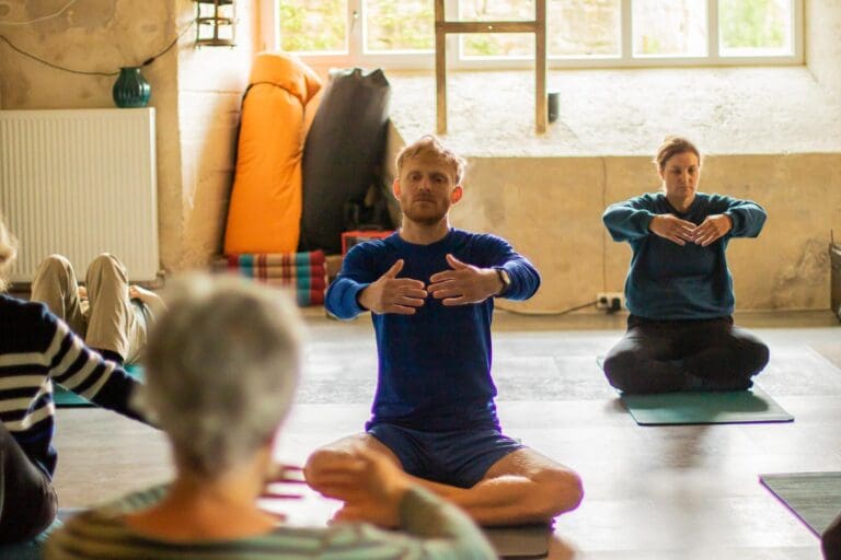 yoga au Clos du Chevalier